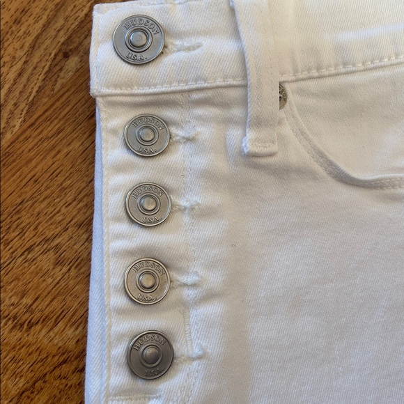 HUDSON JEANS Women's White High-Waisted Super Skinny Jeans - Picture 11 of 11